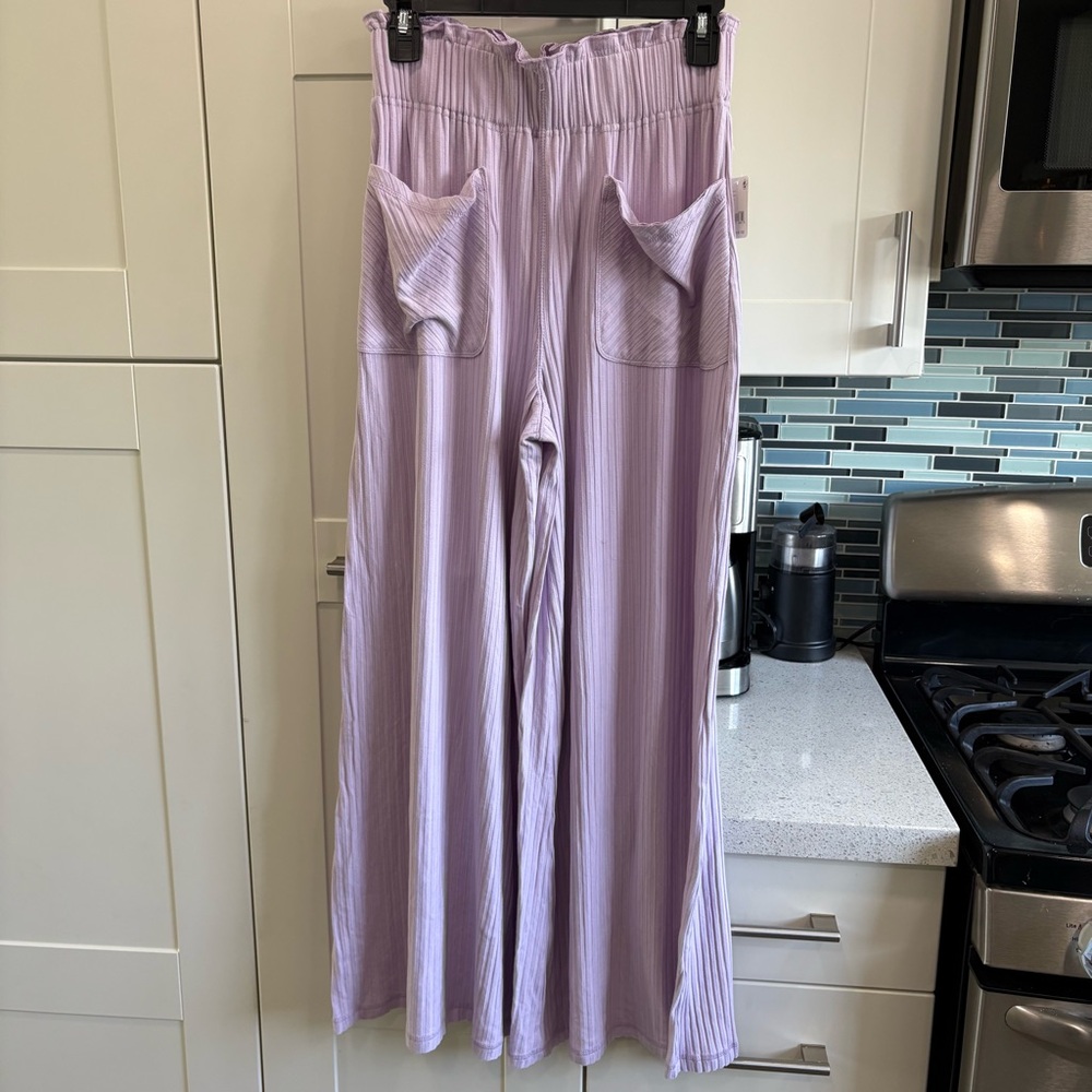 NWT Free People Blissed Out Wide Leg Pants - Picture 3 of 6